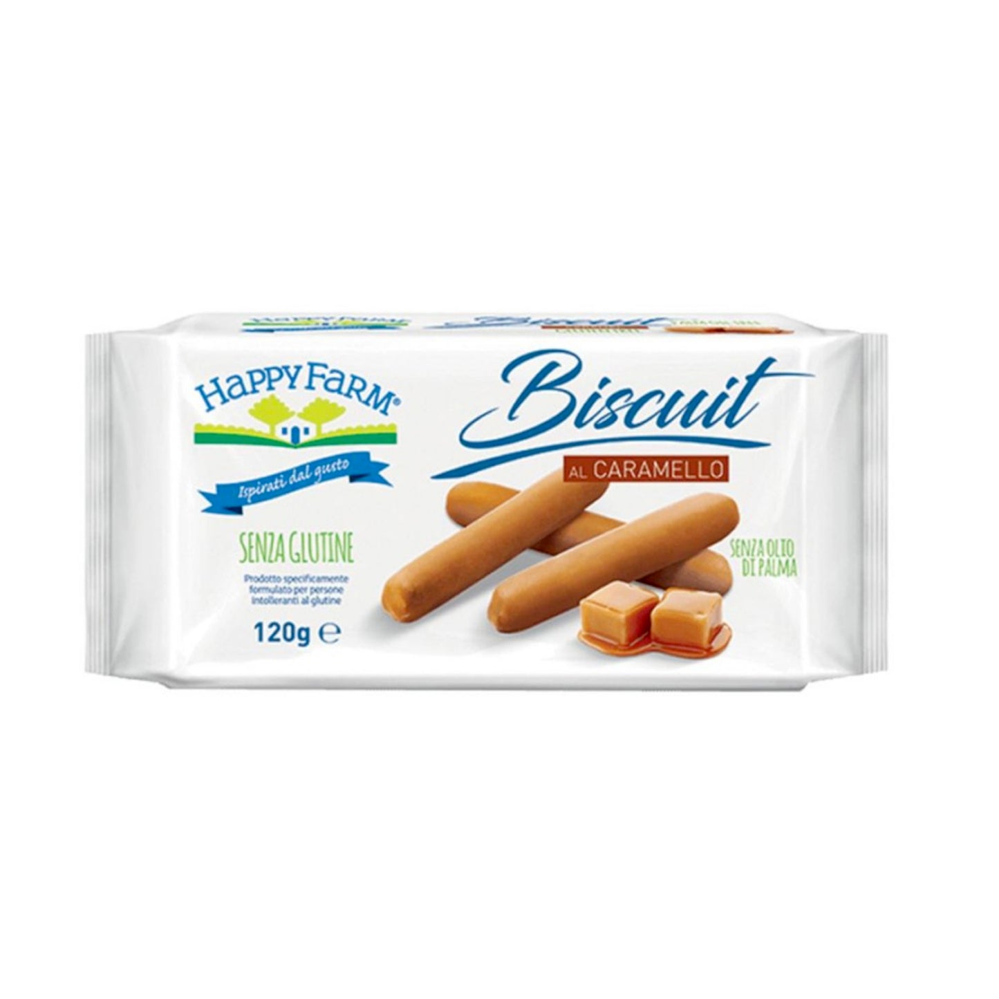 Biscuit al Caramello 120 g Happy Farm