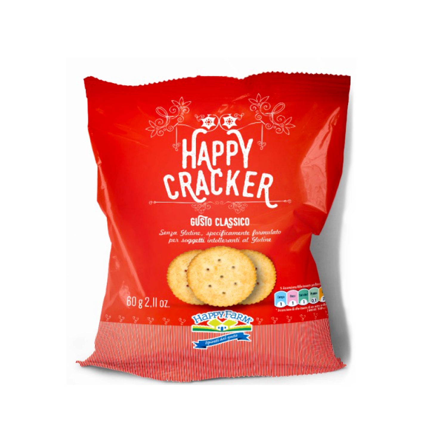 Cracker Classico 60 g Happy Farm