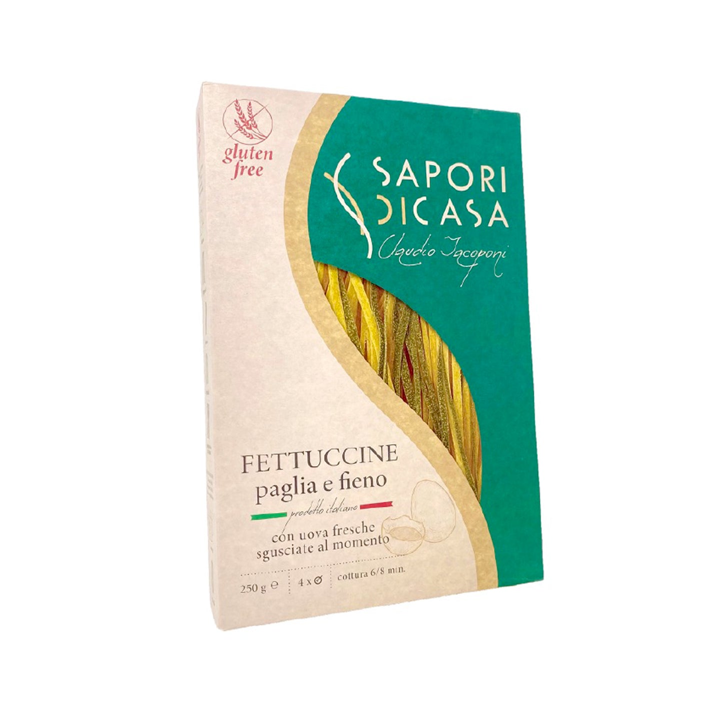 Fettuccine paglia e fieno all'uovo 250 g Sapori di Casa