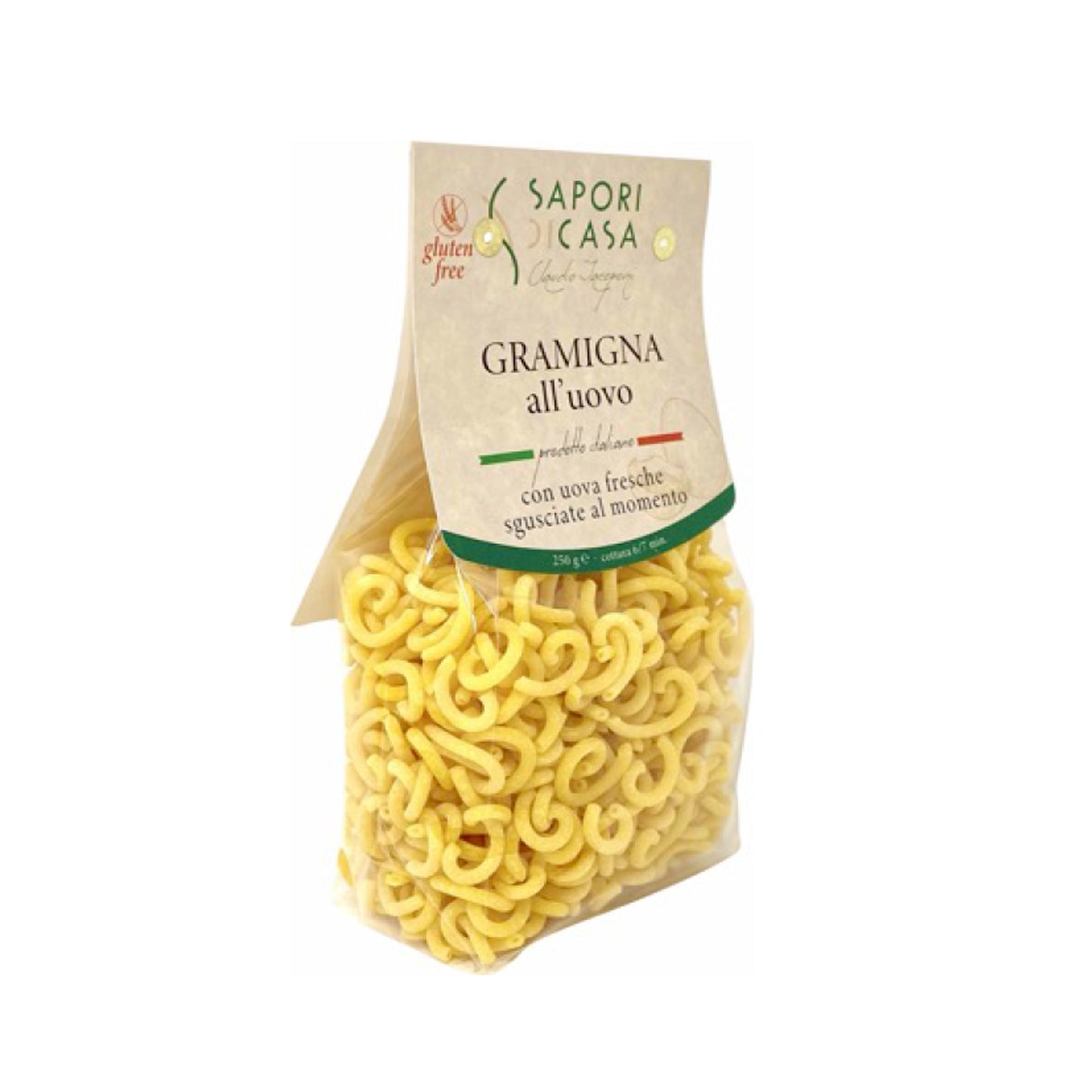 Gramigna all'uovo 250 g Sapori di Casa