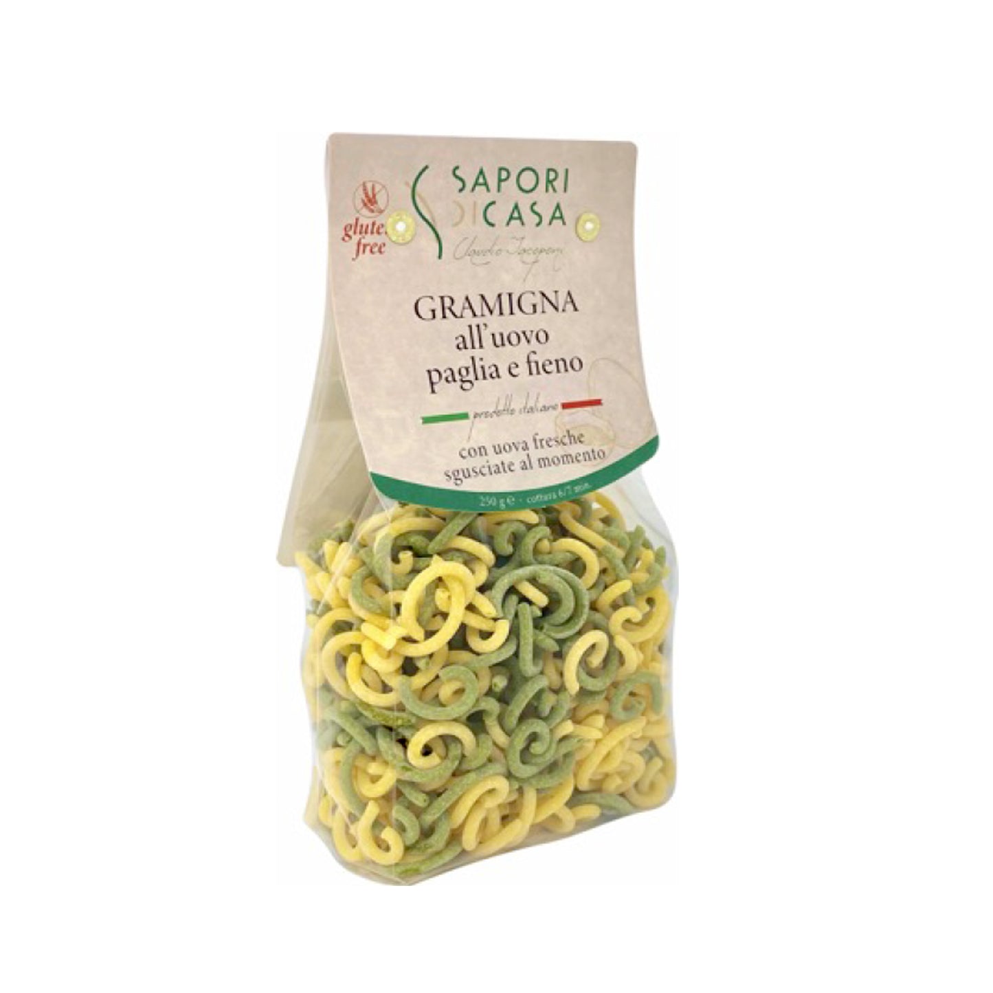 Gramigna paglia e fieno all'uovo 250 g Sapori di Casa