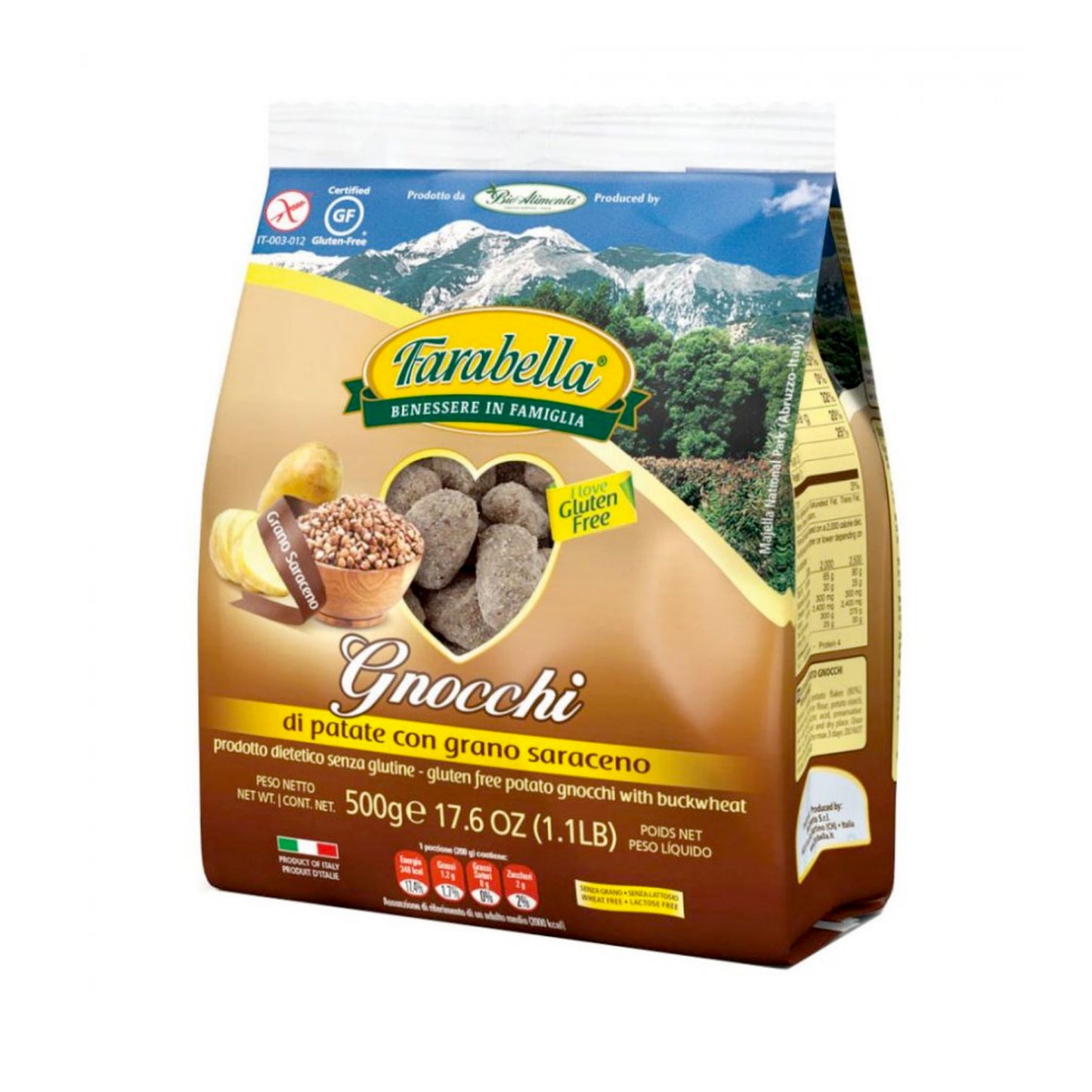 Gnocchi con grano saraceno 500 g