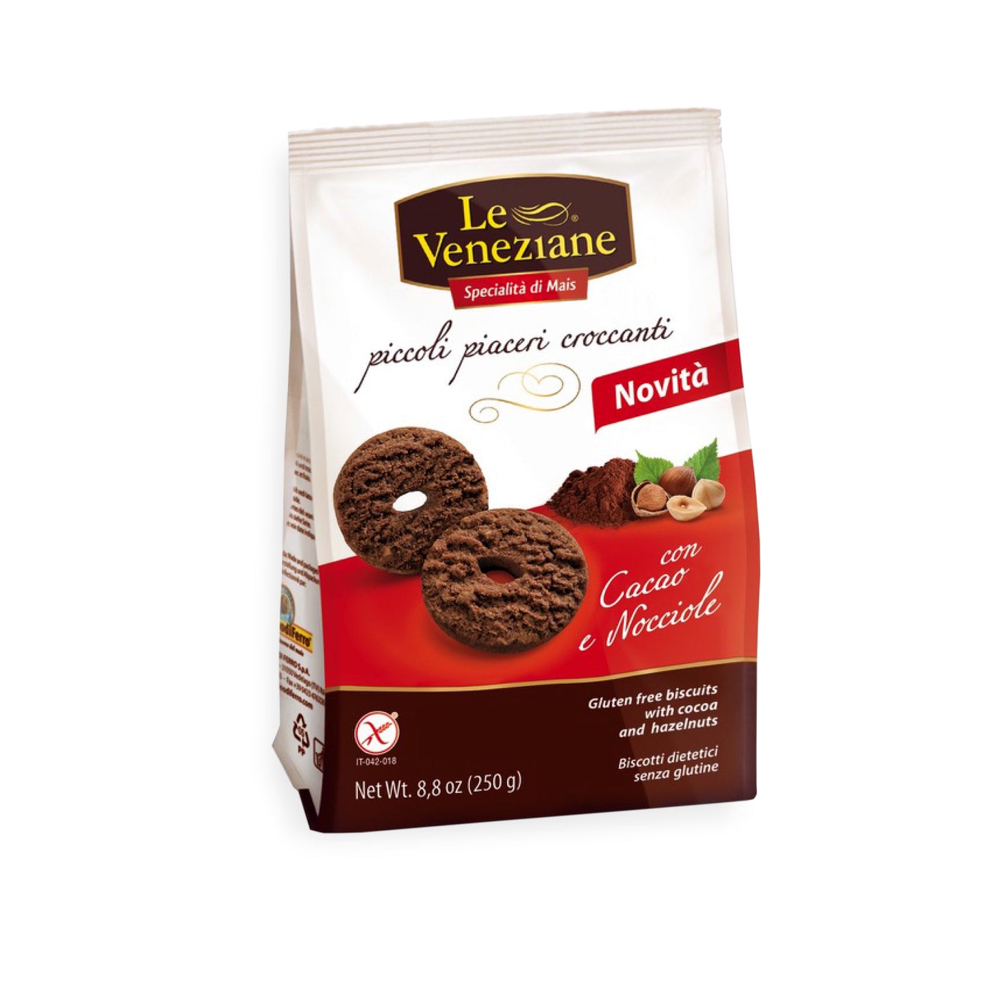 Biscotti Cacao e Nocc. Veneziane 250gr