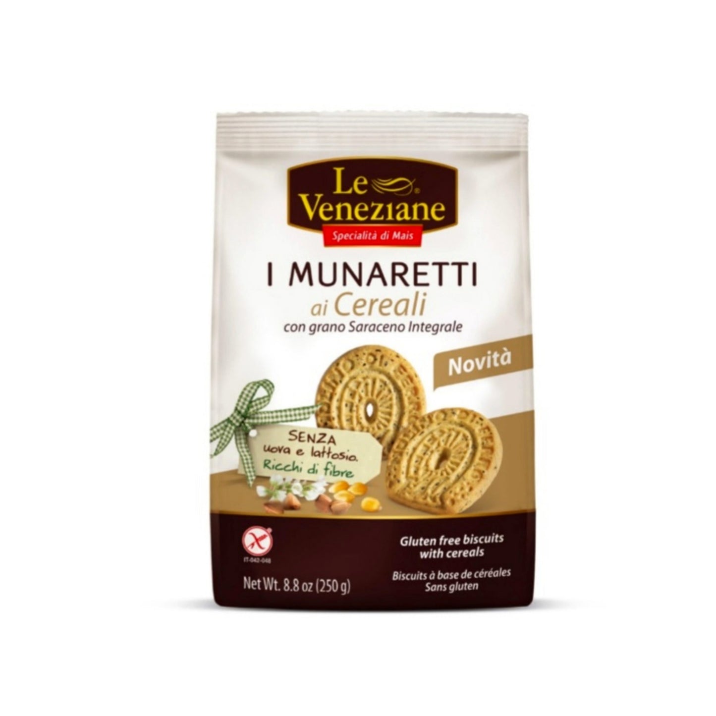 Biscotti Munaretti ai cereali grano saraceno 250 g