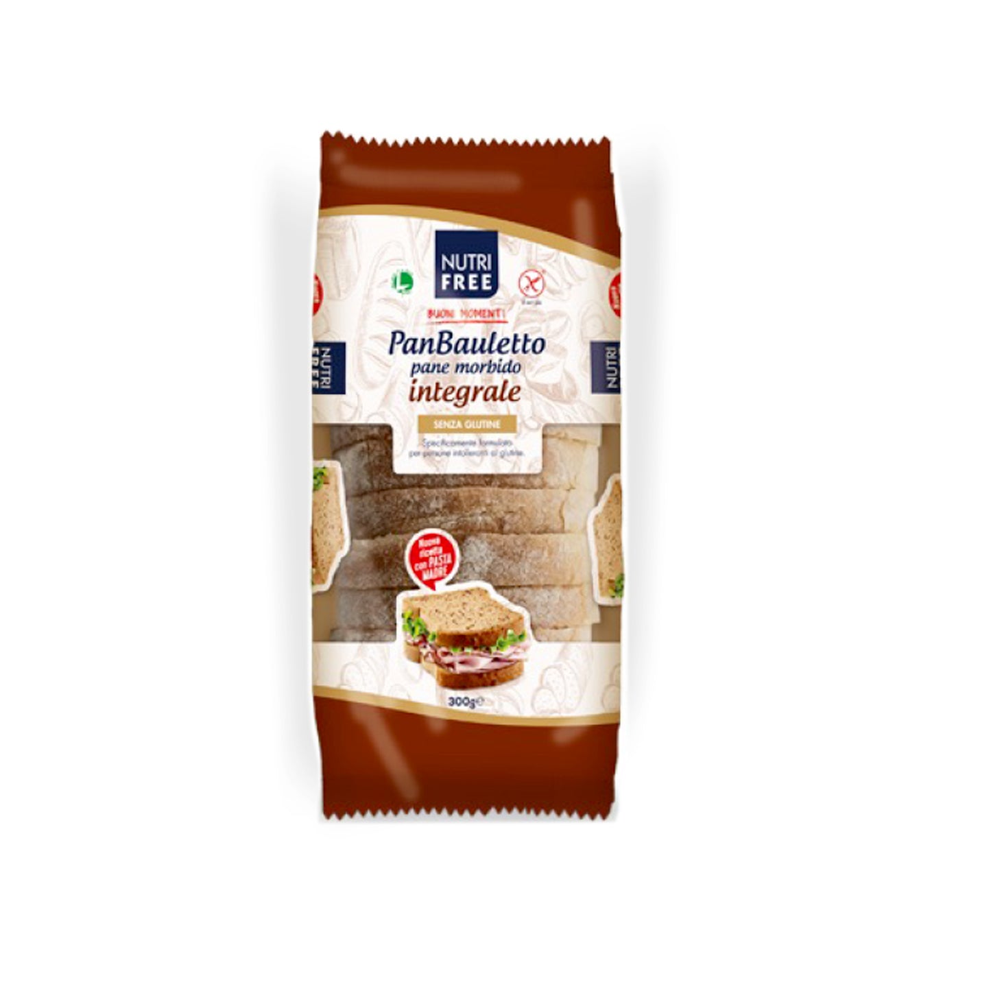 Panbauletto integrale 300 g Nutrifree