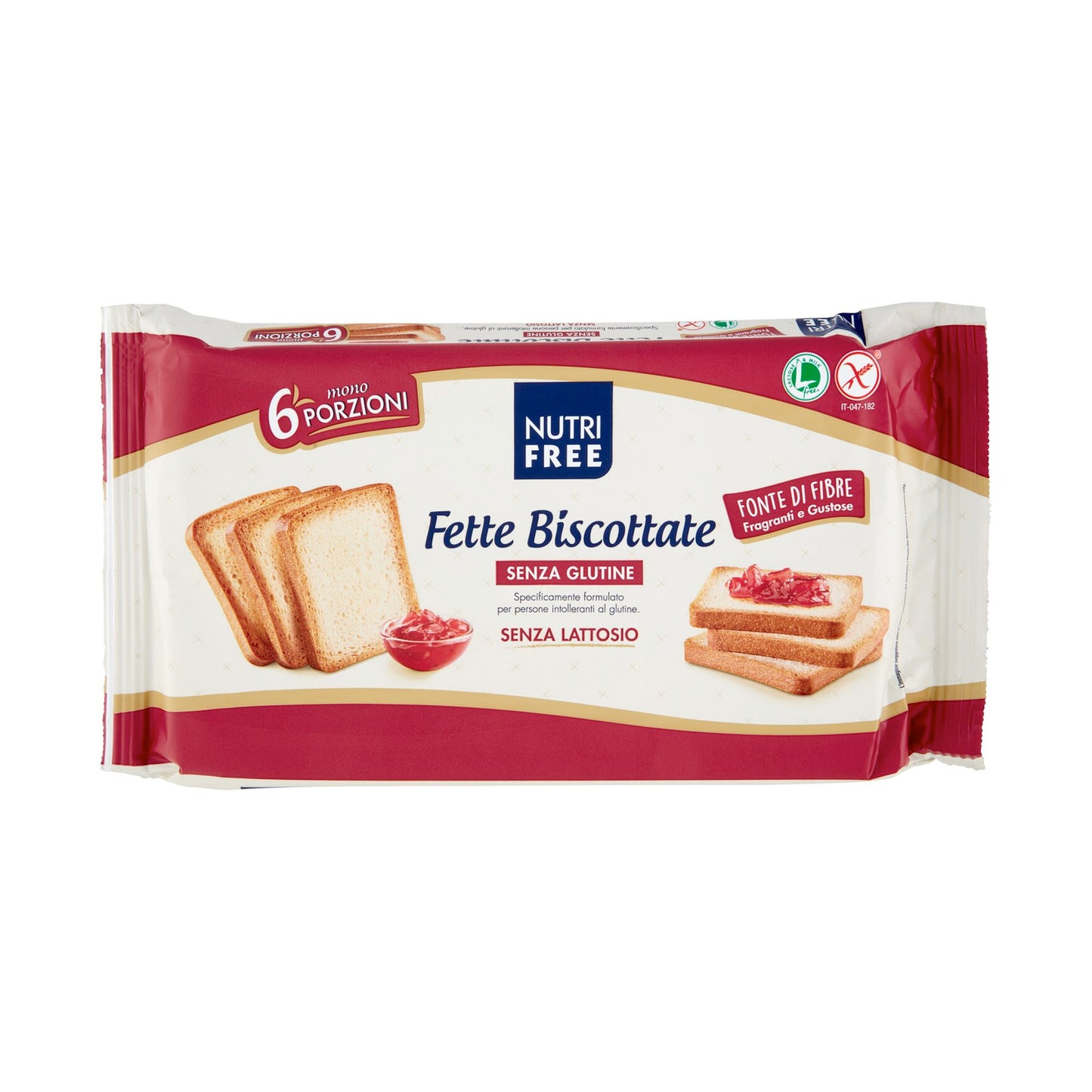 Fette biscottate 225 g (6 pz) senza glutine Nutrifree