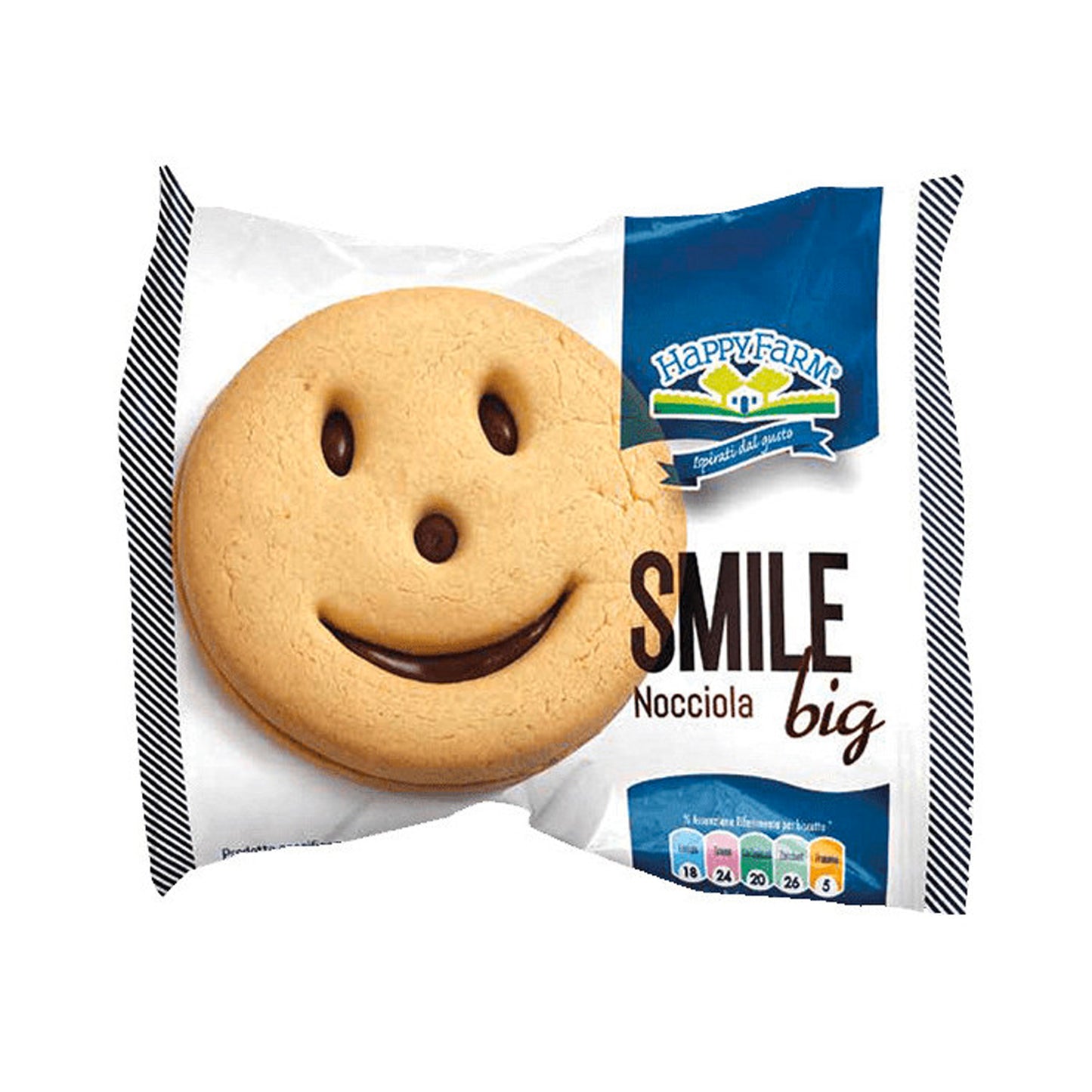 Smile Big Nocciola 75 g Happy Farm