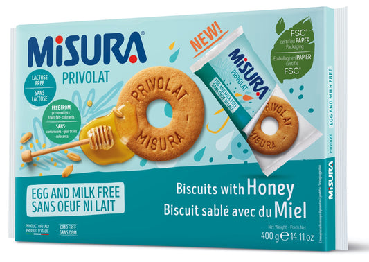 Biscotti Miele Millefiori SENZA LATTOSIO CON GLUTINE
