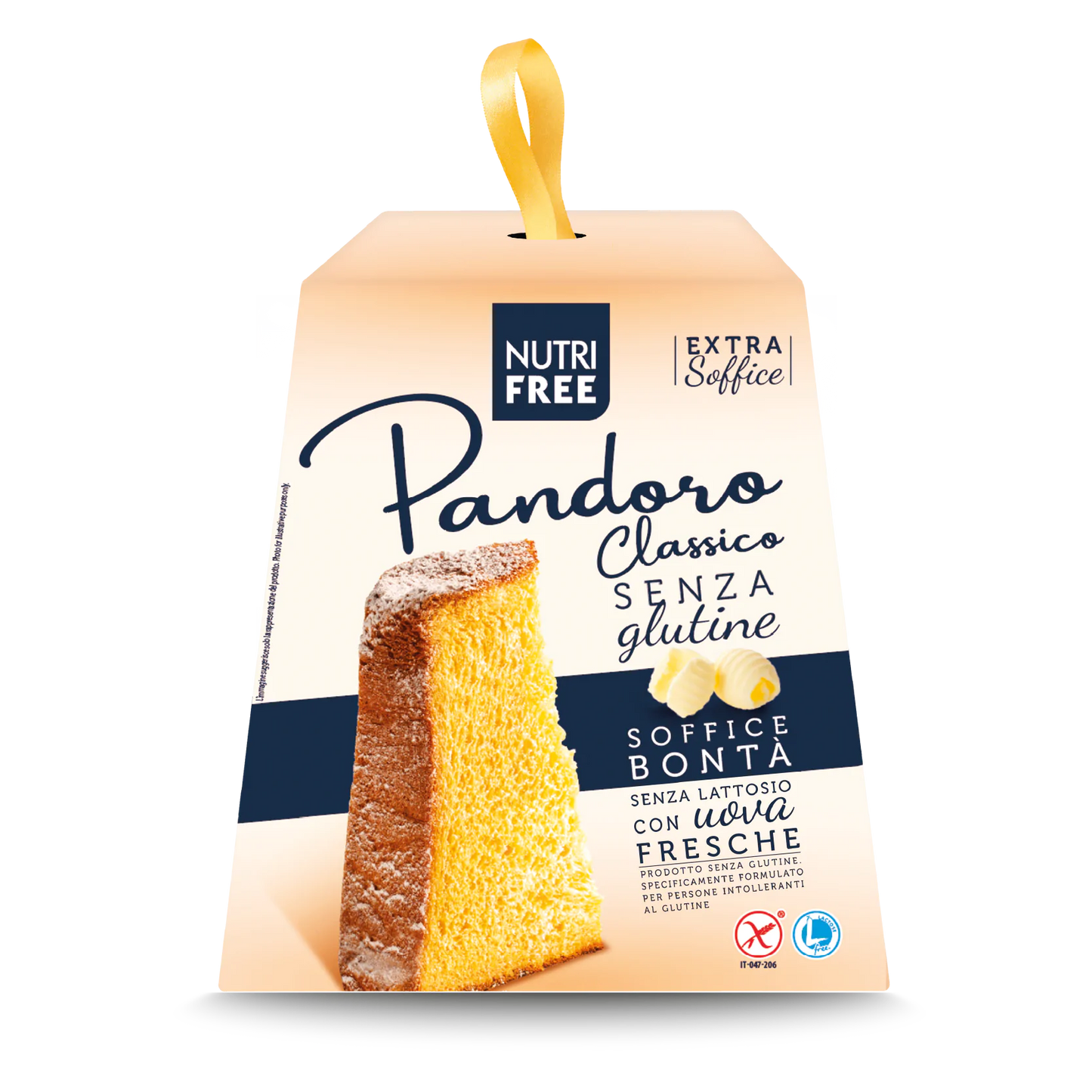 Pandoro senza glutine e lattosio 600 g