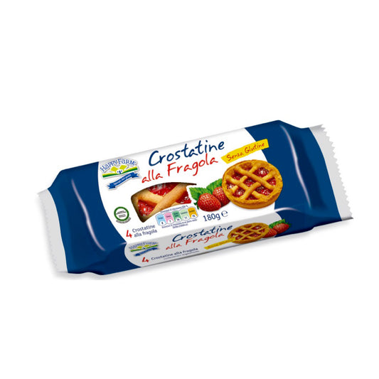 Crostatina Fragola 180 g Happy Farm