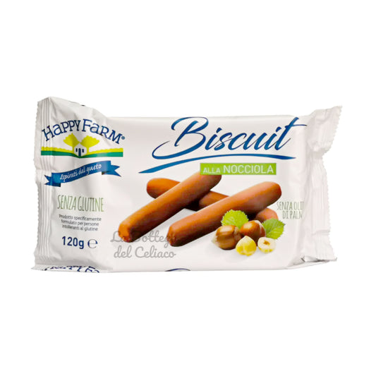 Biscuit alla Nocciola 120 g Happy Farm