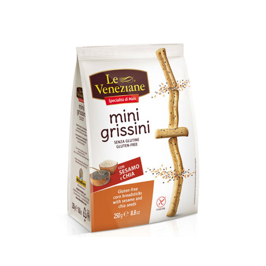 Mini Grissini 250 g al sesamo e chia Le Veneziane